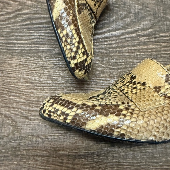 Walter Hagen 7.5 Croc GUC/EUC Brown Loafers - Picture 6 of 15